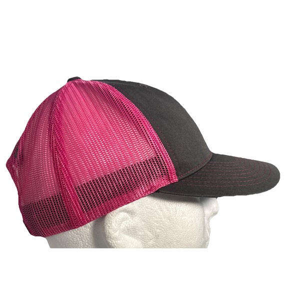 Surf Blue Dawn Patrol Performance Adjustable Snapback Mesh Hat Pink Gray - Picture 5 of 9